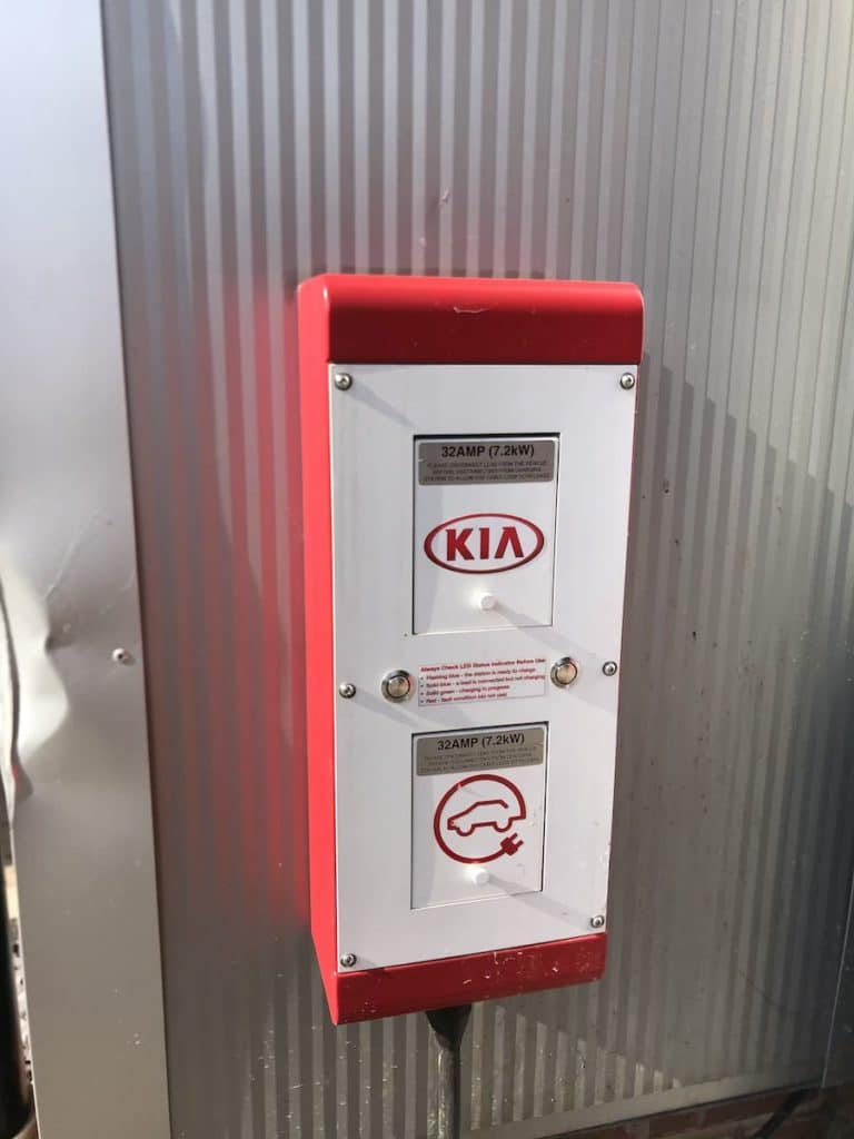 KIA Electric Vehicle Charging Station