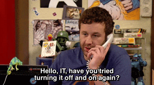 Have you tried turning it off and on again The first rule of IT - Broken Solar Panels